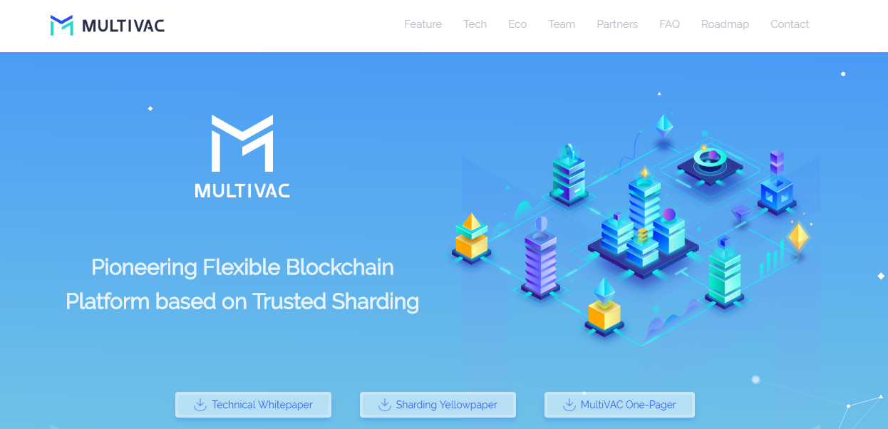 MultiVAC ICO Home Page
